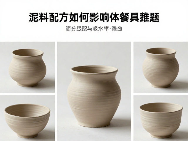 泥料配方如何影响餐具制作?解决坯体翘曲难题
