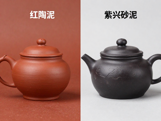 红陶泥与宜兴紫砂泥的本质差异