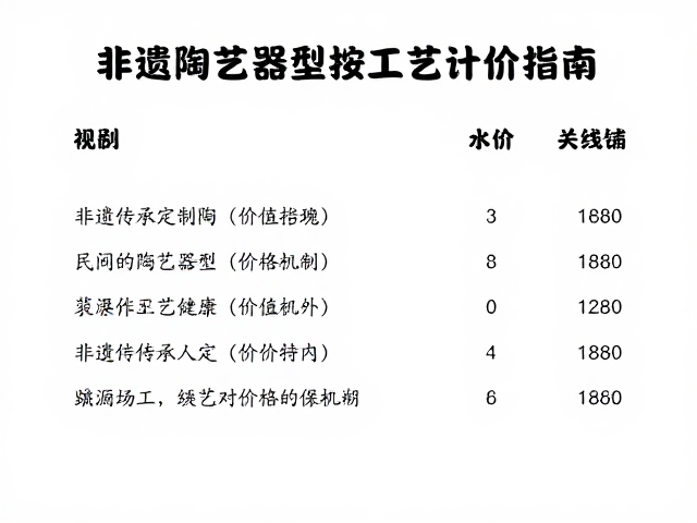 装饰工艺对价格的影响机制