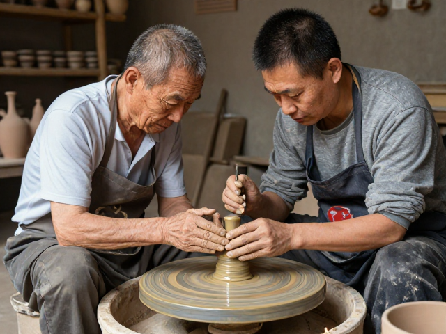 传统制瓷技艺,师徒传承下的古法技法坚守与创新