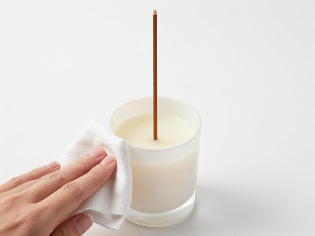 针对蜡烛杯的深层清洁逻辑