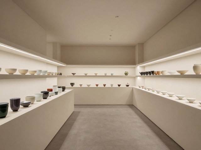 展厅陶瓷定制与陶瓷茶器艺术创作,打造高端陶瓷艺术品专属空间