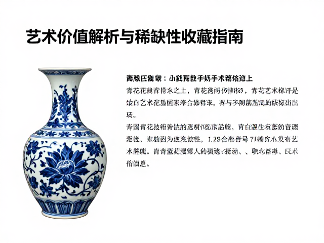 青花蓝白名家手绘印花瓷器,艺术价值解析与稀缺性收藏指南