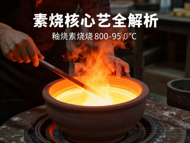 釉烧素烧800-950℃与盐烧蒸汽反应,陶瓷烧制核心工艺全解析