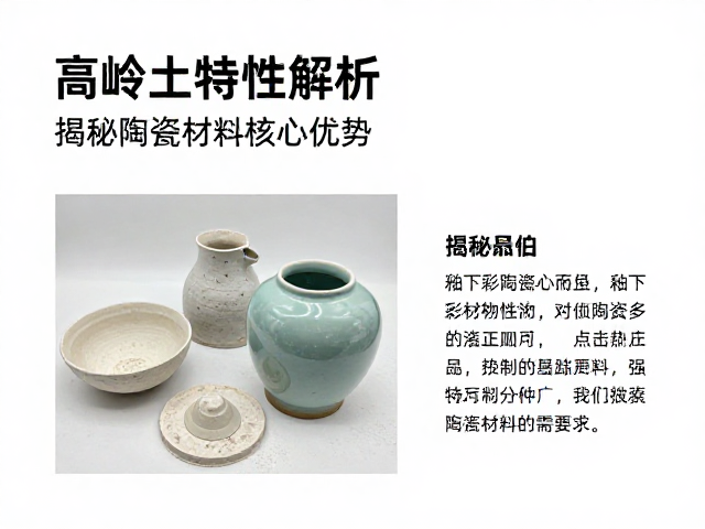 釉下彩工艺对陶瓷材料的特殊要求