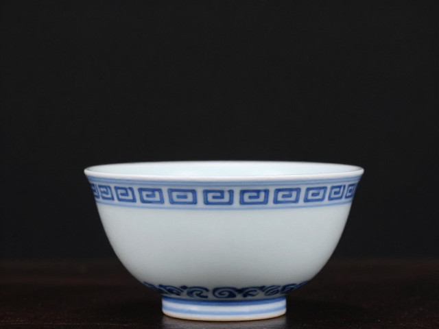 官窑风格回纹茶具,传承传统手工技艺,品味东方美学