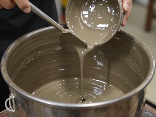 淋釉操作手法与工具选择对金属光泽形成的决定性作用