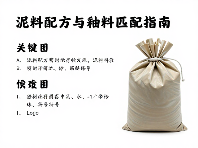 泥料配方与釉料匹配指南,密封泥袋保存技巧