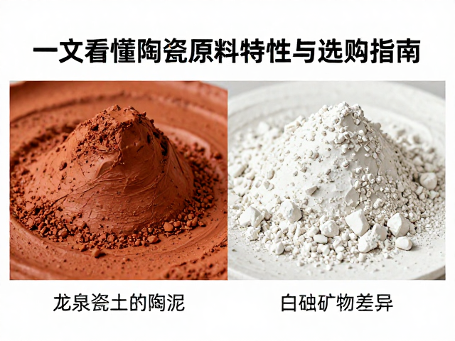 红陶泥、白泥与龙泉瓷土的区别?一文看懂陶瓷原料特性与选购指南