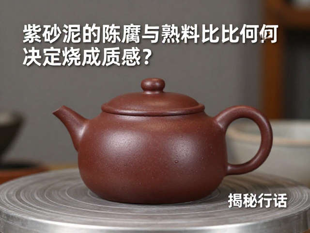 紫砂泥陈腐与熟料比例如何决定烧成质感?揭秘行话