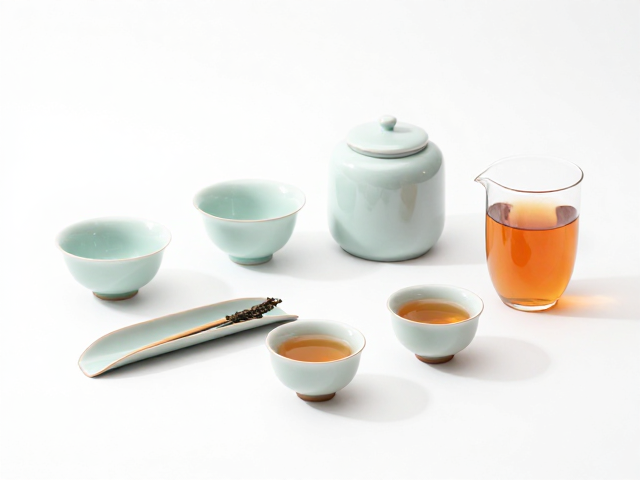 茶碗文化,茶叶罐茶则搭配与玻釉杯红茶品鉴指南