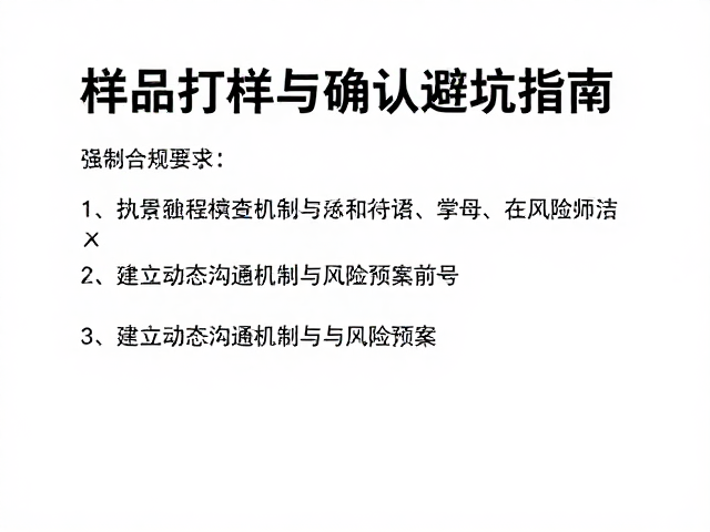 建立动态沟通机制与风险预案