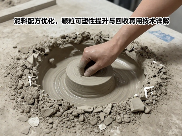 废坯与尾泥的物理处理与再生工艺