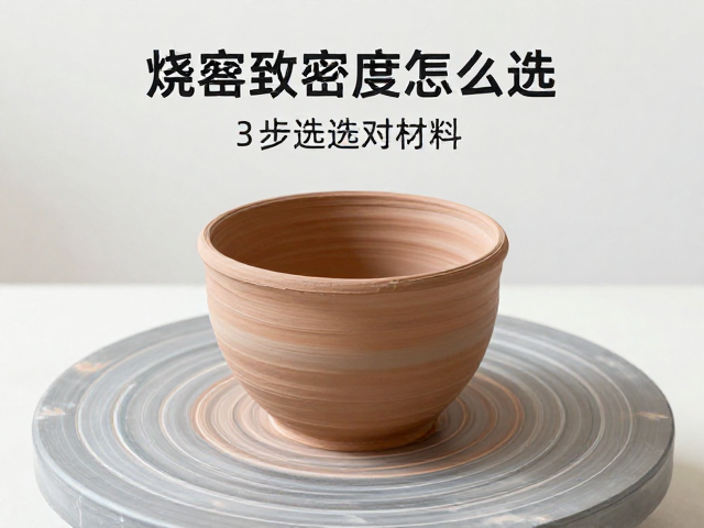 新手入门,陶土烧结致密度怎么选?3步选对材料