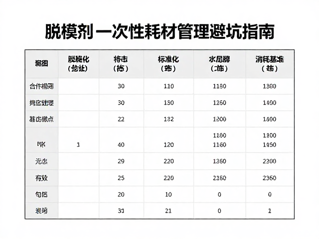 脱模剂与抹布怎么补货?一次性耗材管理避坑指南