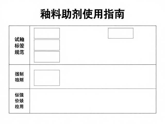 试釉标签的信息架构与标准化记录