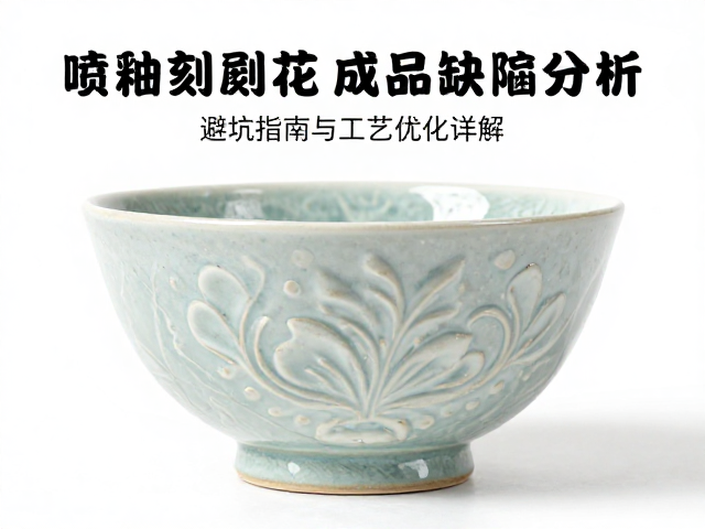 喷釉刻划花成品缺陷分析,避坑指南与工艺优化详解