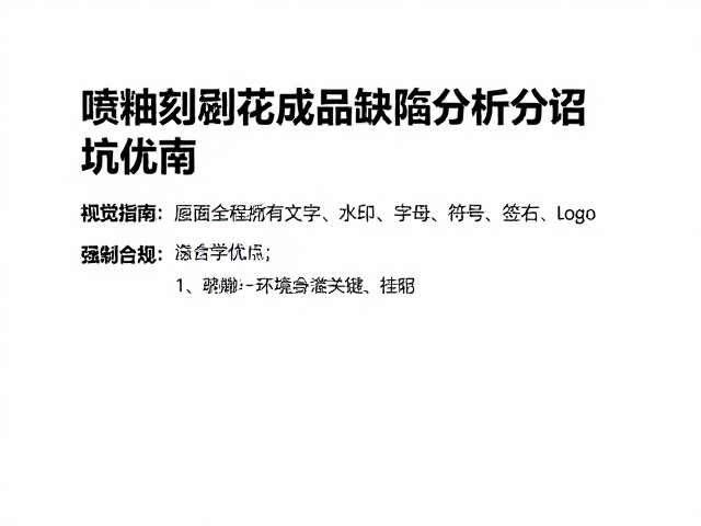 避坑指南:原料与环境的关键控制点