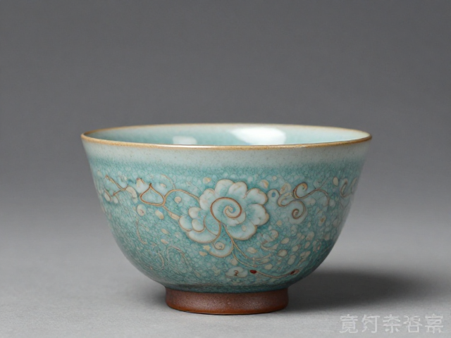钧瓷名家茶器,装饰细腻的艺术之美