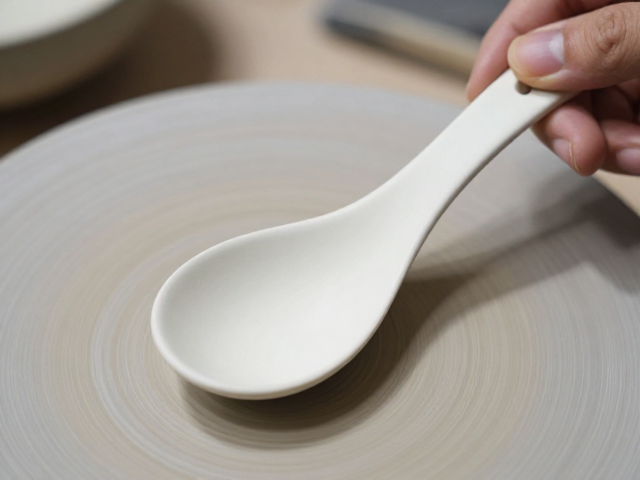 手作陶瓷勺，留白设计下的温度感，定格生活美学