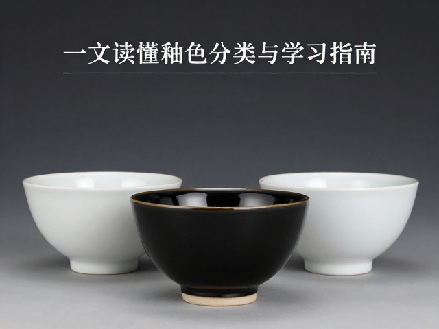 黑釉与白釉的极简美学