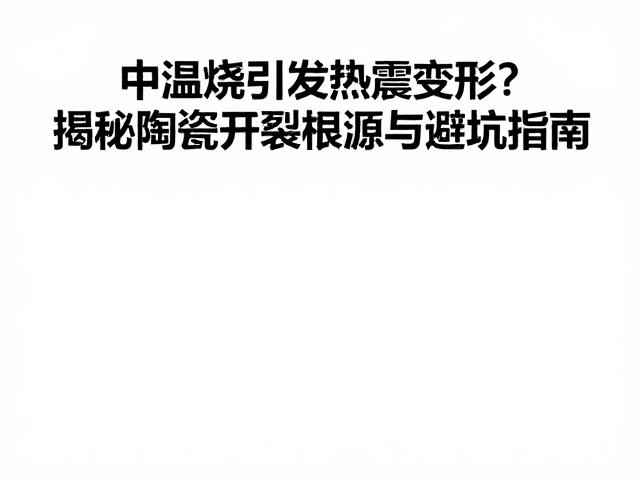 工艺控制:干燥与升温曲线的精准协同