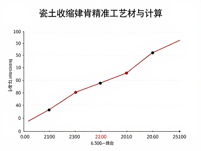 收缩率计算模型与窑炉工艺参数的匹配