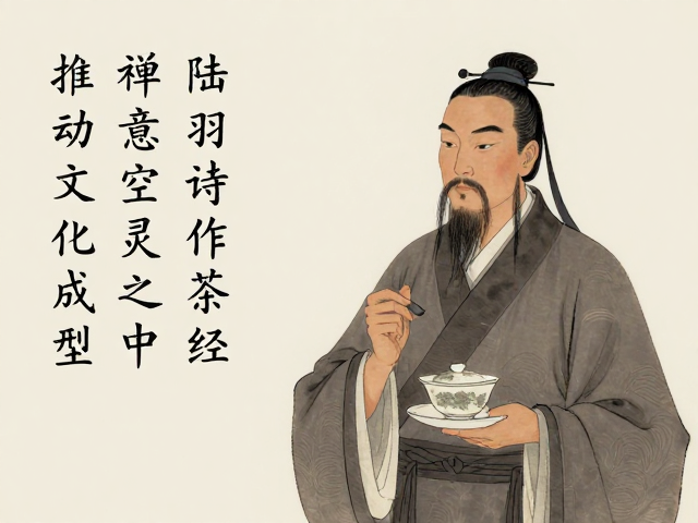 陆羽诗作与茶经，禅意空灵中推动茶文化成型