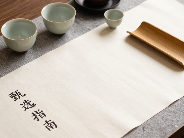 宣纸书画与手工茶具的视觉共生