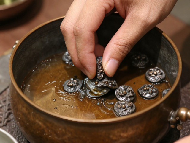 茶席梅花铜器保养，保持干燥防锈技巧，让茶器历久弥新