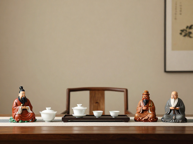 名家人物雕塑:赋予茶席叙事性的艺术灵魂