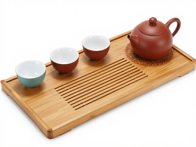 茶席与茶具的色彩与材质呼应