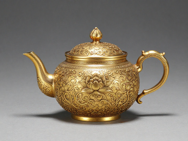 清代金银茶具缠枝莲纹饰鉴赏，材质纯度与避免长期存水的保养指南