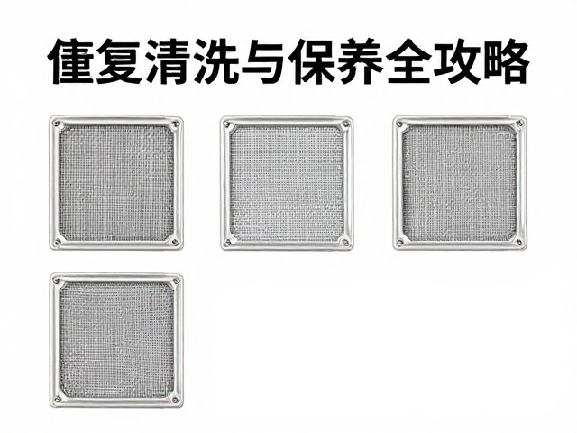 可重复使用滤网的安全清洗步骤