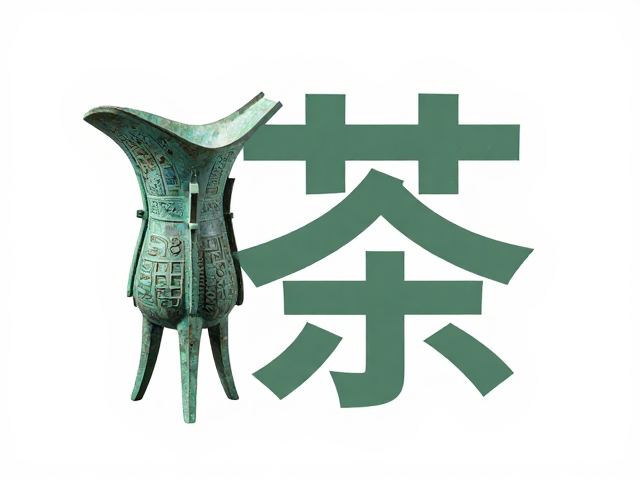 青铜酒具配“茶”字,揭秘祭祀礼器的神秘威严