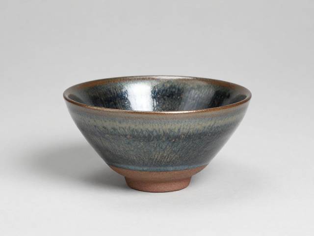 宋代斗茶建盏，天然矿物釉料调配与窑位差异如何影响纹理