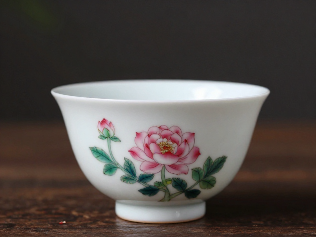 粉彩乌龙茶:温润釉面下的色彩叙事