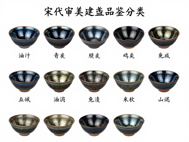 宋代建盏釉色的美学谱系与视觉逻辑