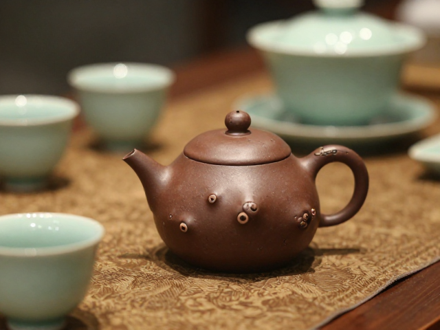 明代供春树瘿壶孤品亮相茶会，越窑青瓷茶具共赏雅韵