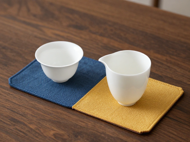 泡茶垫搭配公道杯，3步提升茶席层次，高颜值茶桌必备