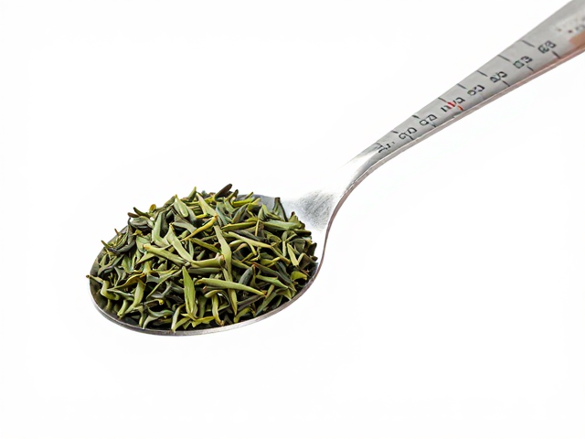 家用标准茶匙量取绿茶,精准克数与冲泡指南