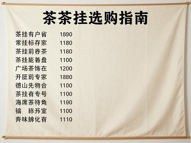 茶挂选购指南，大幅挂毯价格高，试试小号茶席挂饰性价比更高