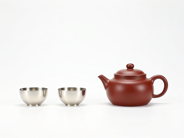 不锈钢与银质茶宠的现代极简表达
