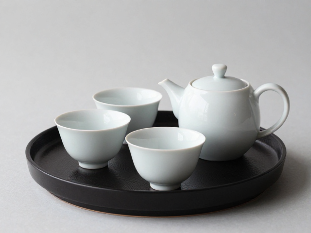 日式茶具搭配茶托，打造茶席风格统一的高颜值美学