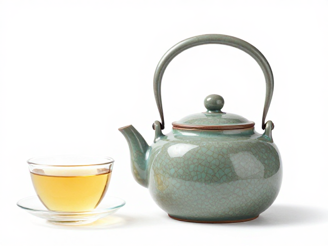 黄茶与提梁壶的组合哲学