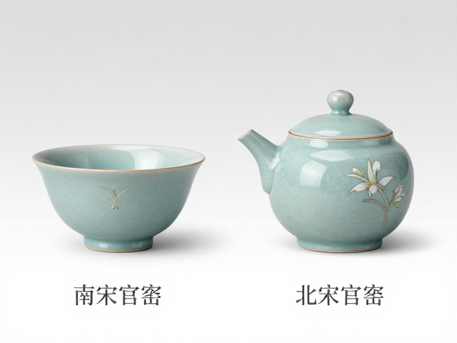 胎釉质感的微观差异