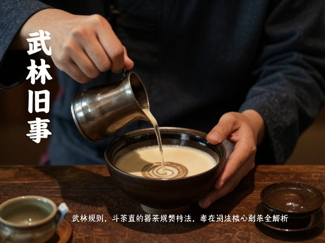 调膏:点茶前的关键准备
