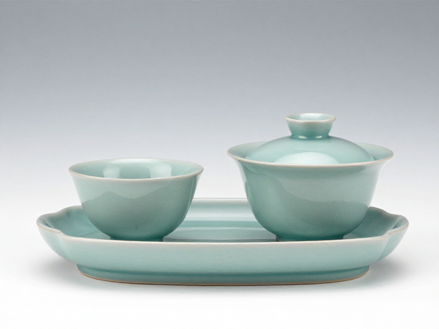 包浆龙泉青瓷茶具的茶器美学特征
