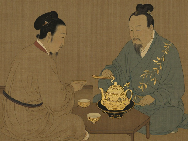宋代斗茶兴盛下的描金与装饰刻绘，茶道美学的巅峰呈现