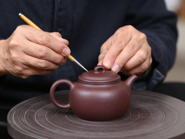 明针工艺在嵊州紫砂中的独特呈现